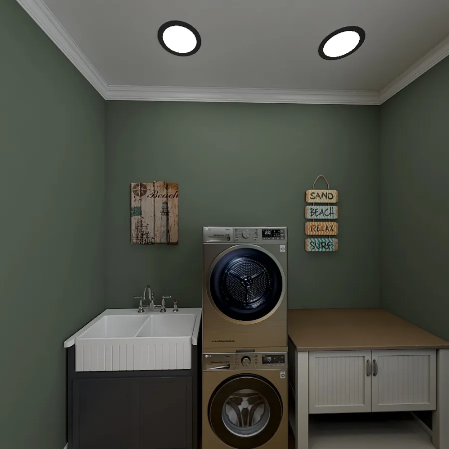 Laundry/Mud Room 3d design renderings