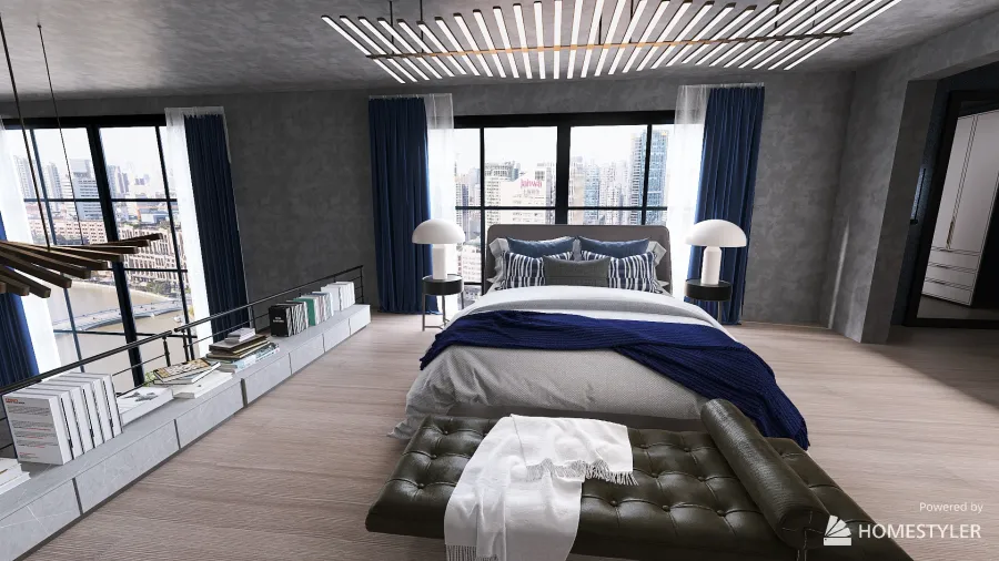 Bauhaus Loft 3d design renderings