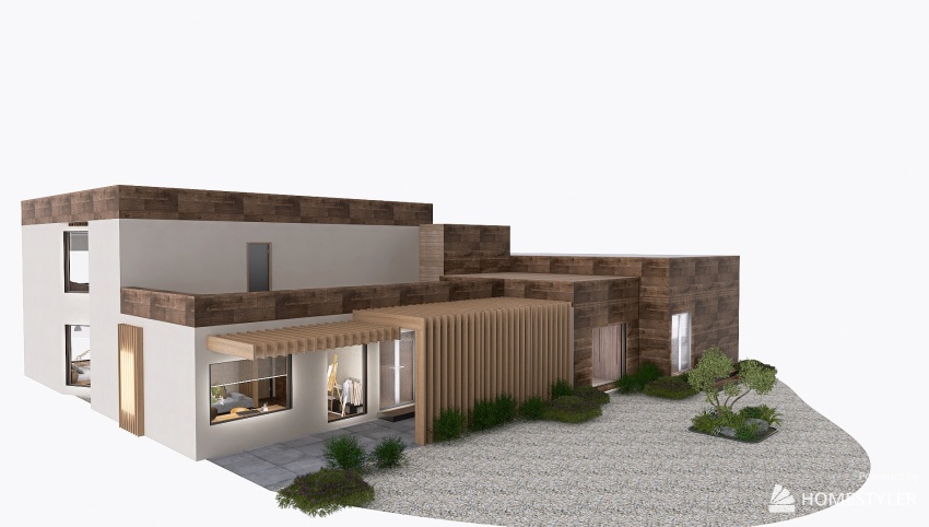 Rammed Earth House 3d design picture 355.4