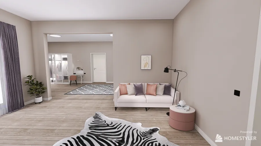 Спальня для девочки подростка 3d design renderings