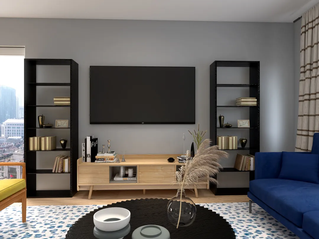 Renders 4 Main Entry Way Living Room/ Home Office Space 3d design renderings