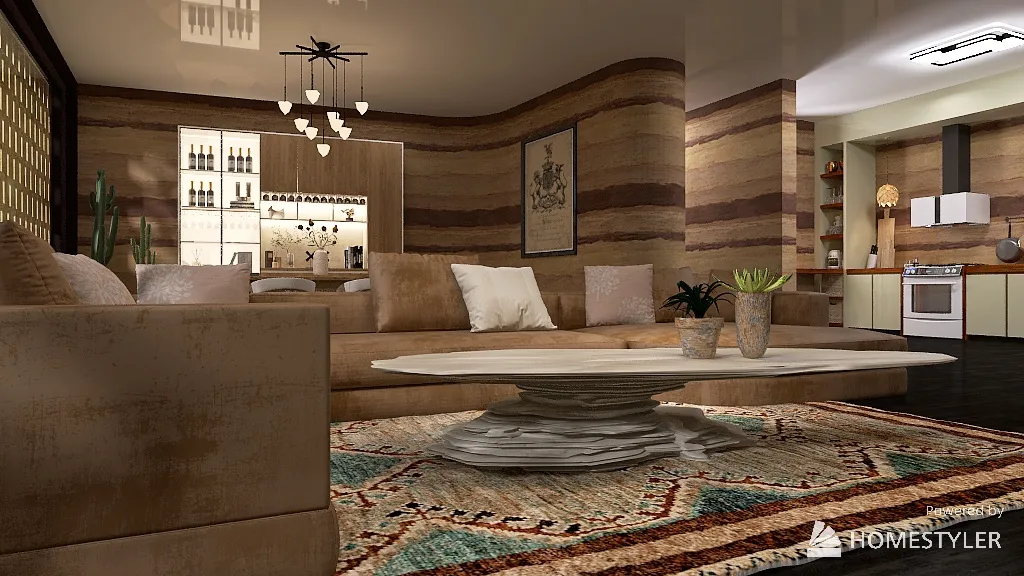 LivingRoom 3d design renderings