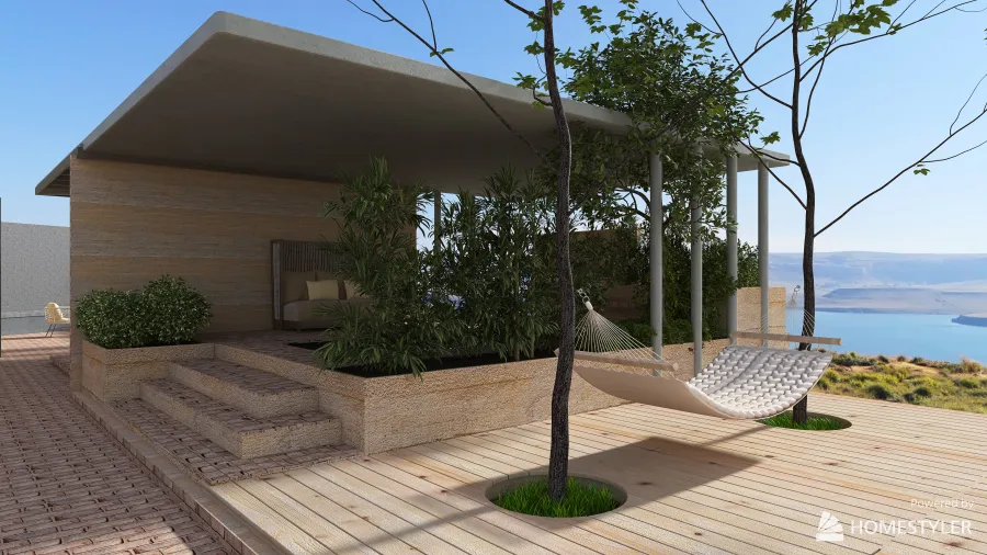 House Made of Sand 3d design renderings