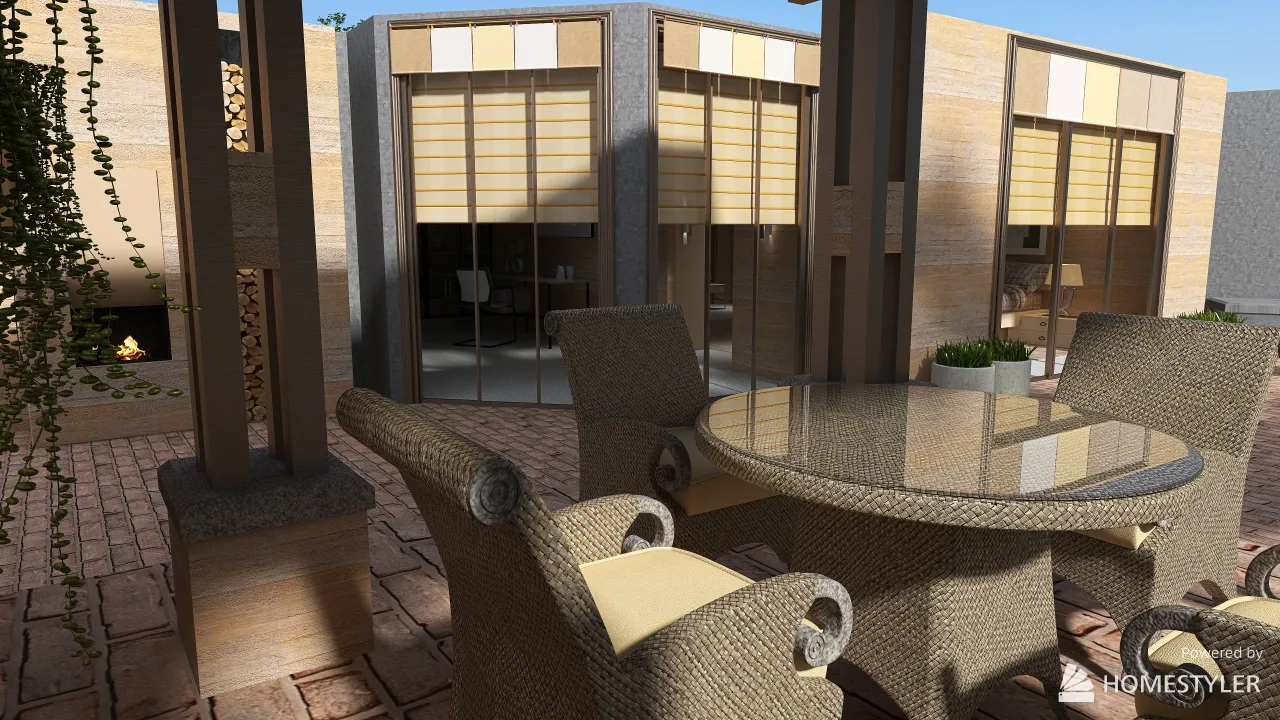 Terrace 3d design renderings