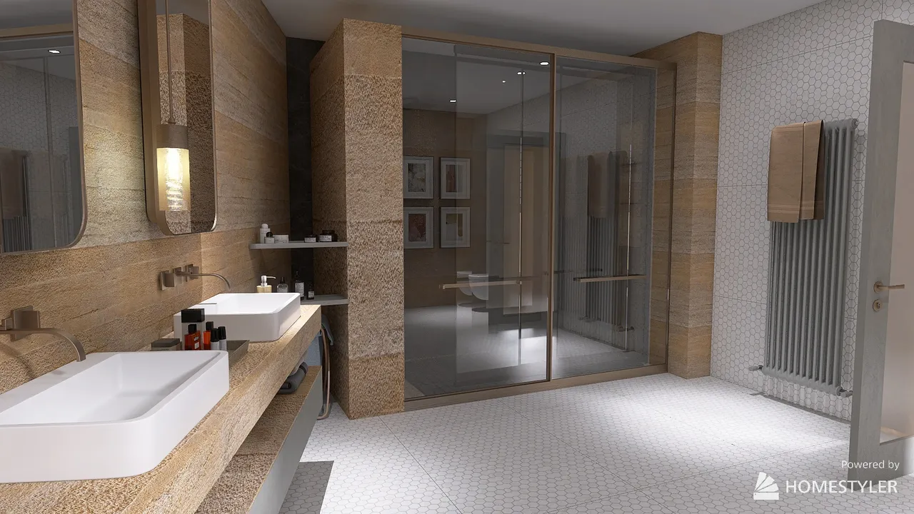 Bathroom 3d design renderings