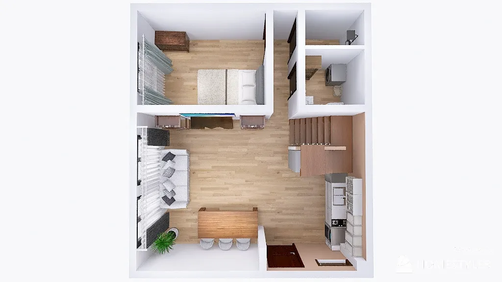 Оля дом мой вариант-2 3d design renderings