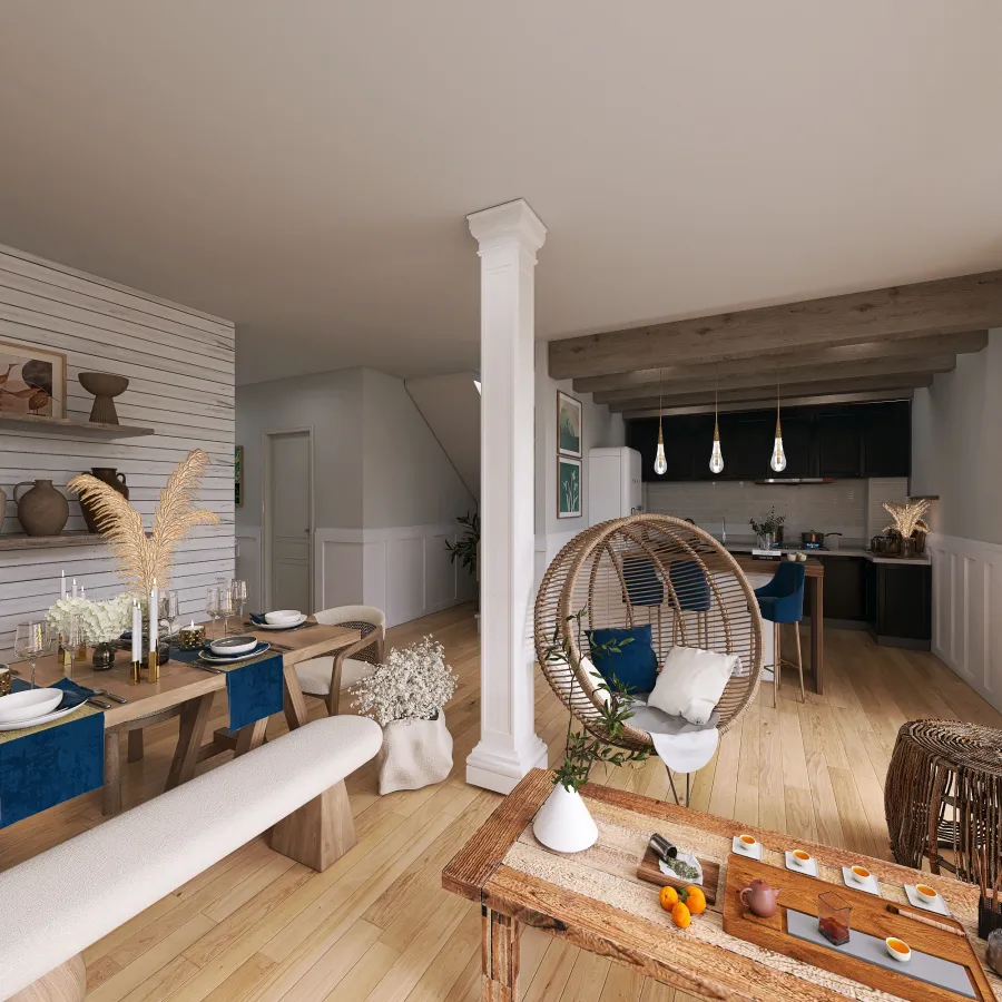 Coastal home 3d design renderings