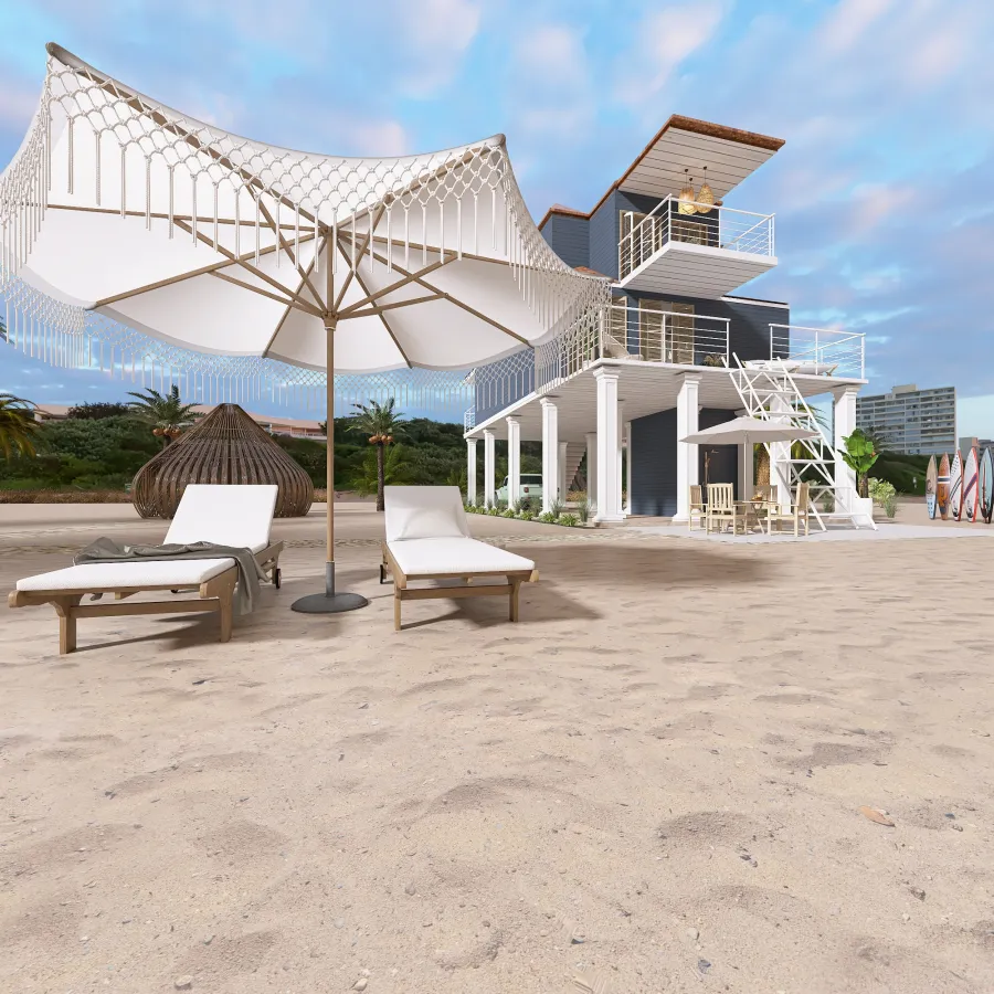 Coastal home 3d design renderings