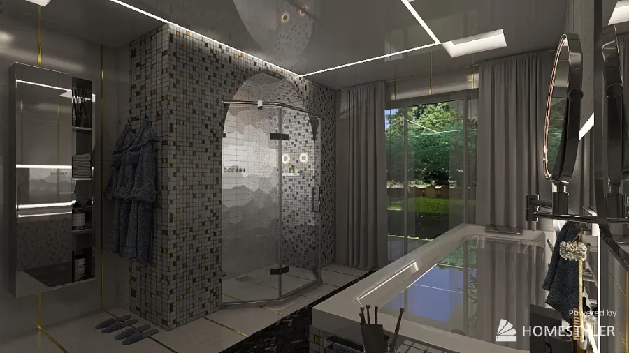 villa brownie all'italiana 3d design renderings