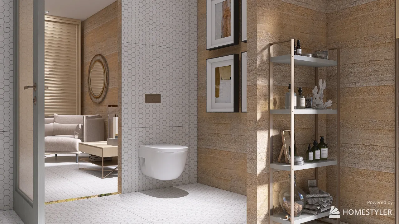 Bathroom 3d design renderings