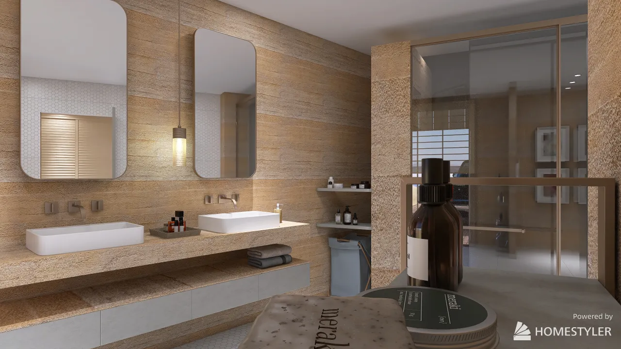 Bathroom 3d design renderings