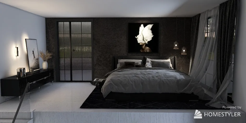 Bedroom 3d design renderings