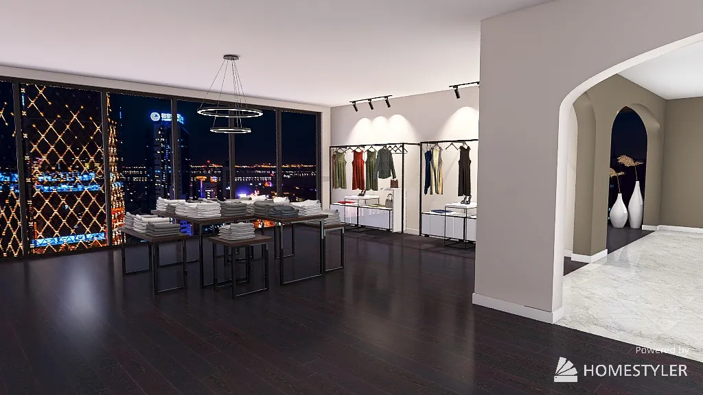 LA Style Shopping 3d design renderings