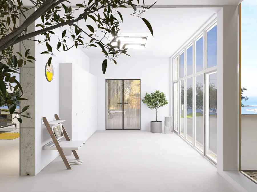 Indoor Courtyard 3d design renderings