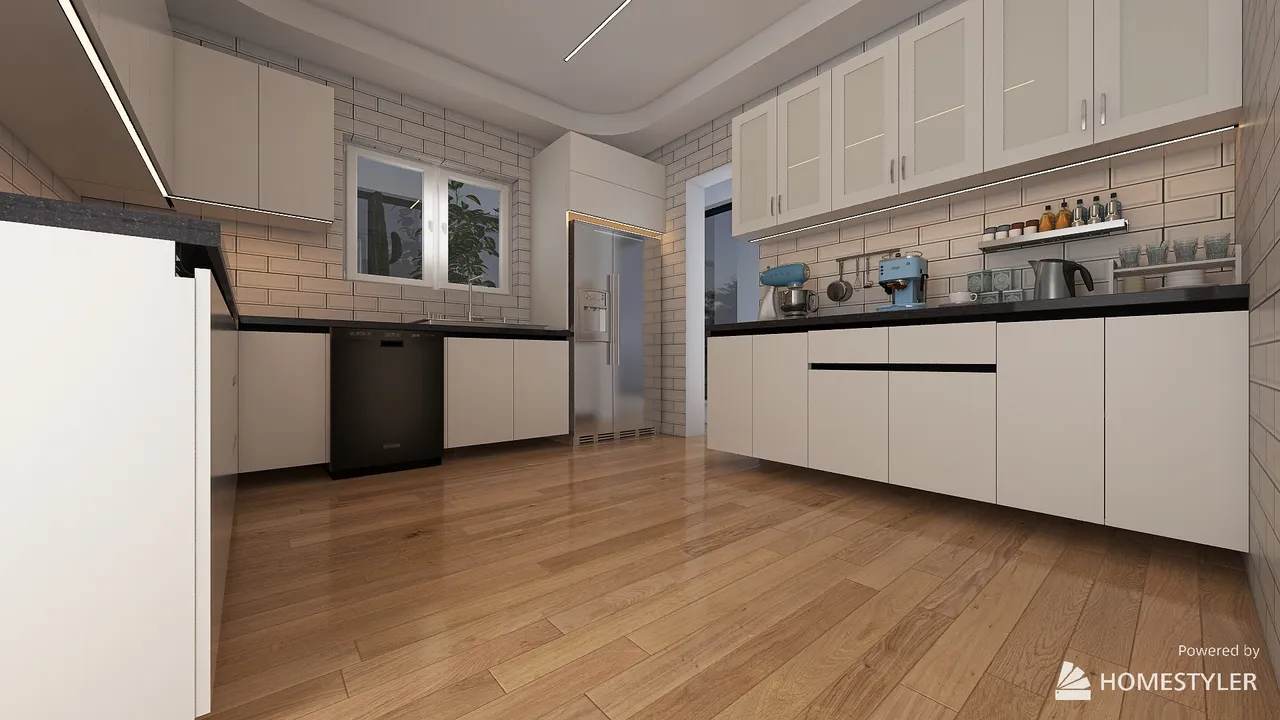 【Modify】Kitchen 1 3d design renderings