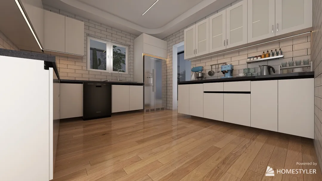 【Modify】Kitchen 1 3d design renderings