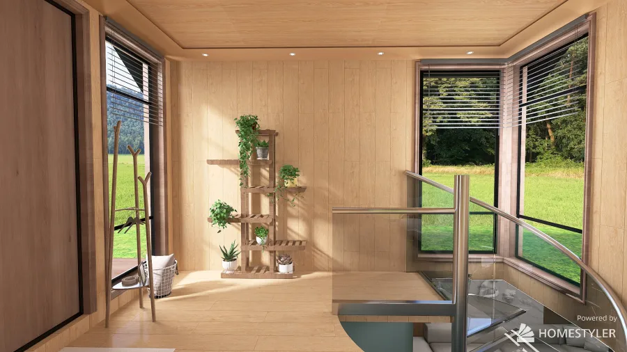 Rammed Earth House For Web 3d design renderings