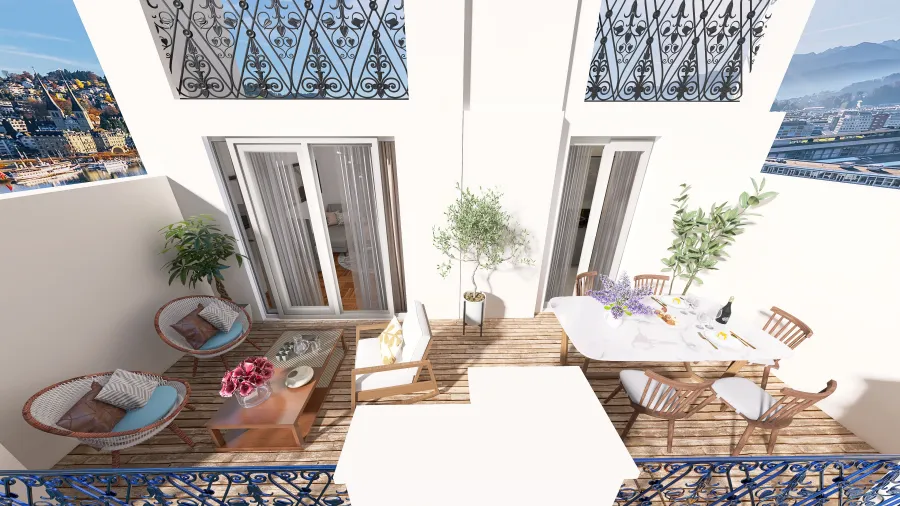 FIONA - 3 pièces avec Terrasse - Nice Cote D'azur 3d design renderings