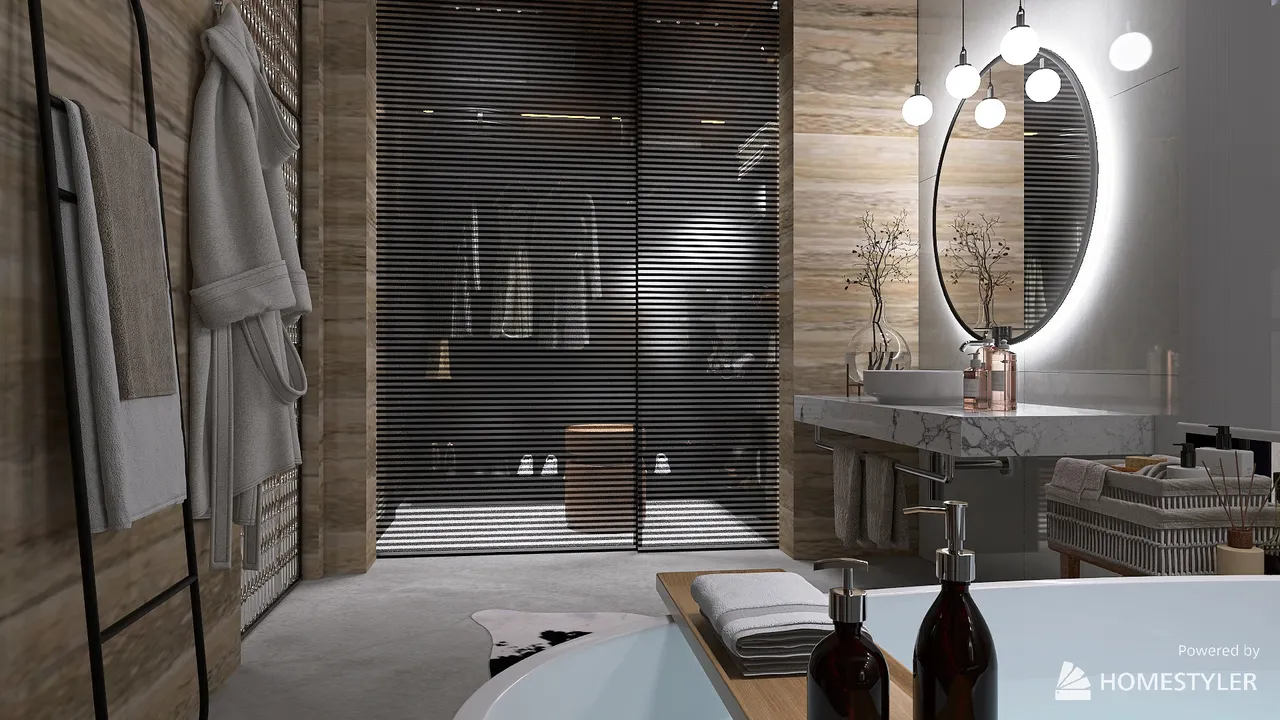 Bathroom 3d design renderings