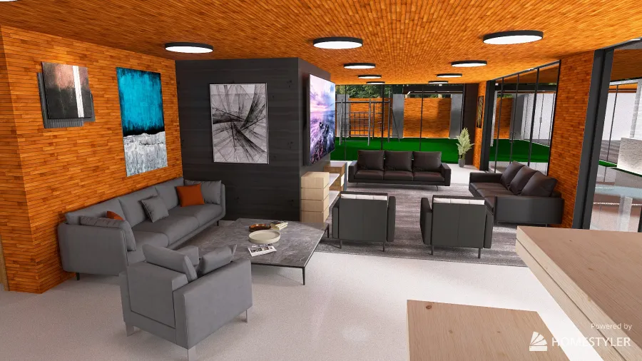 mansion de campo 3d design renderings