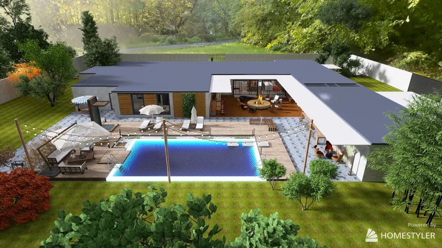 Hambone Manor 3d design renderings