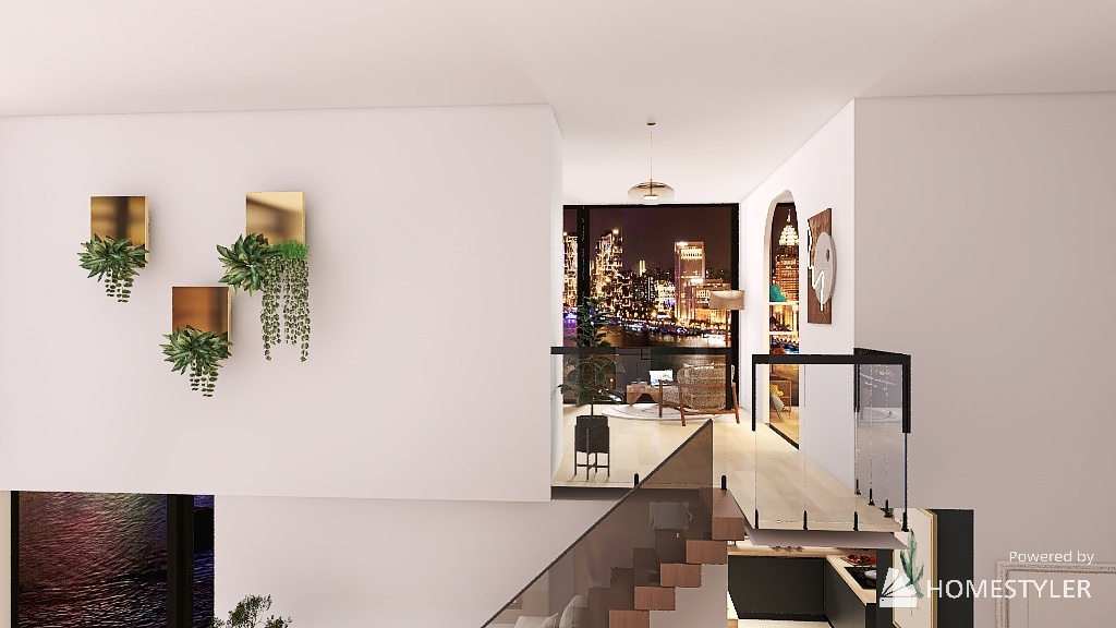 Elegant penthouse 3d design renderings