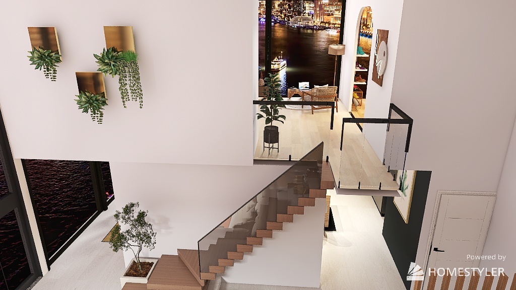 Elegant penthouse 3d design renderings
