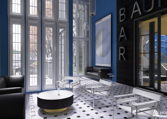 The Bauhaus Bar Design Rendering