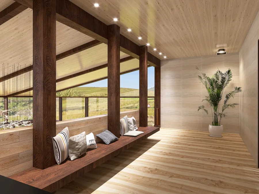 Indoor Balcony 3d design renderings