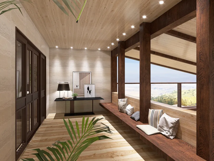Indoor Balcony 3d design renderings