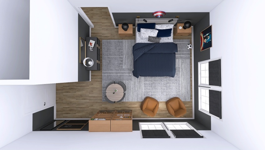 Avengers Bedroom 3d design picture 53.57