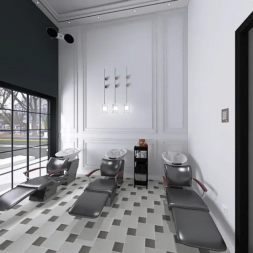 Shampoo Room5 3d design renderings