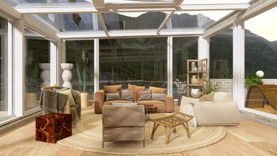 Sun Lounge 3d design renderings