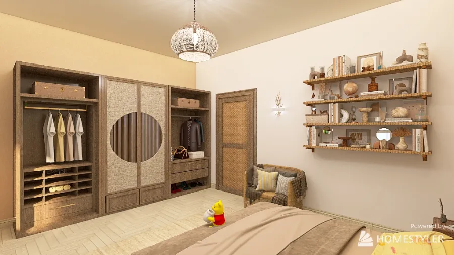 W. Bedroom 3d design renderings
