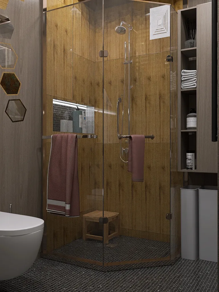 коридор, вітальня, кухня 3d design renderings