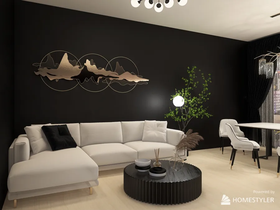 Italian minimalism 3d design renderings