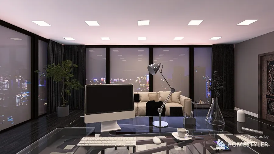 Main Office 3d design renderings