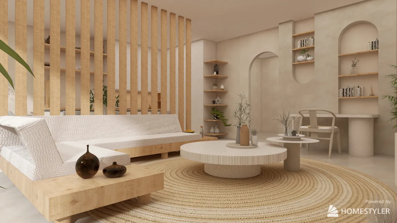 WABI-SABI LIVING 3d design renderings