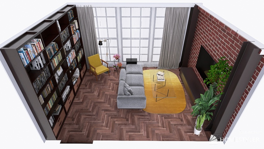 Poland / Wroclaw Inspired Living Room 3d design picture 19.07
