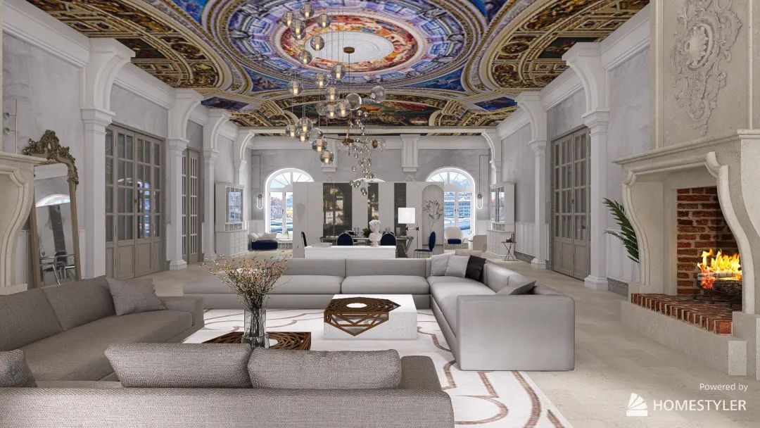 Venetian residence 3d design renderings