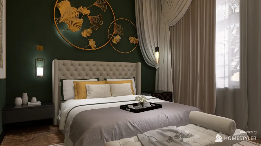 gueste Bedroom 3d design renderings