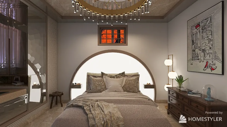 M. Bedroom 3d design renderings