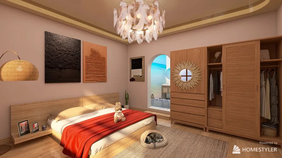K. Bedroom 3d design renderings