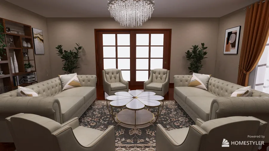 Classic Room 3d design renderings
