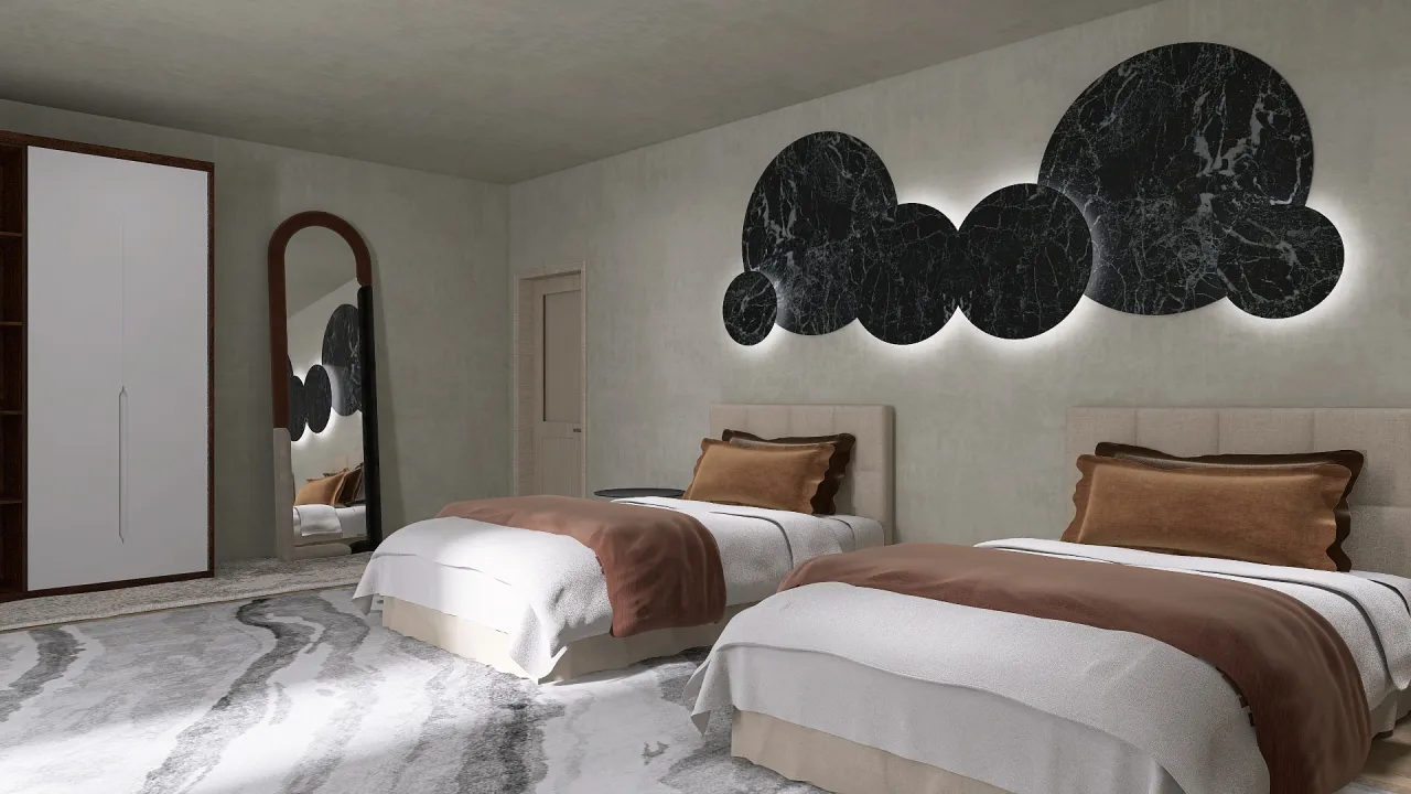 Bedroom 3d design renderings