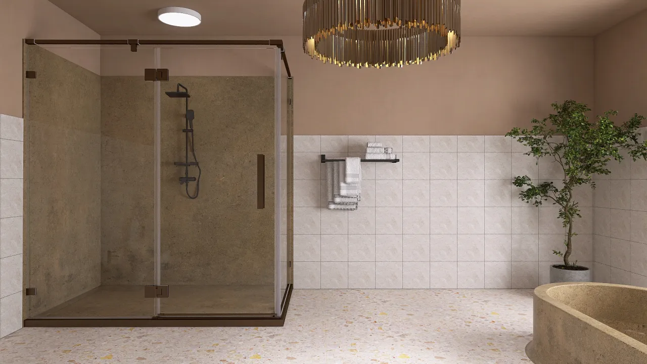 Bathroom 3d design renderings