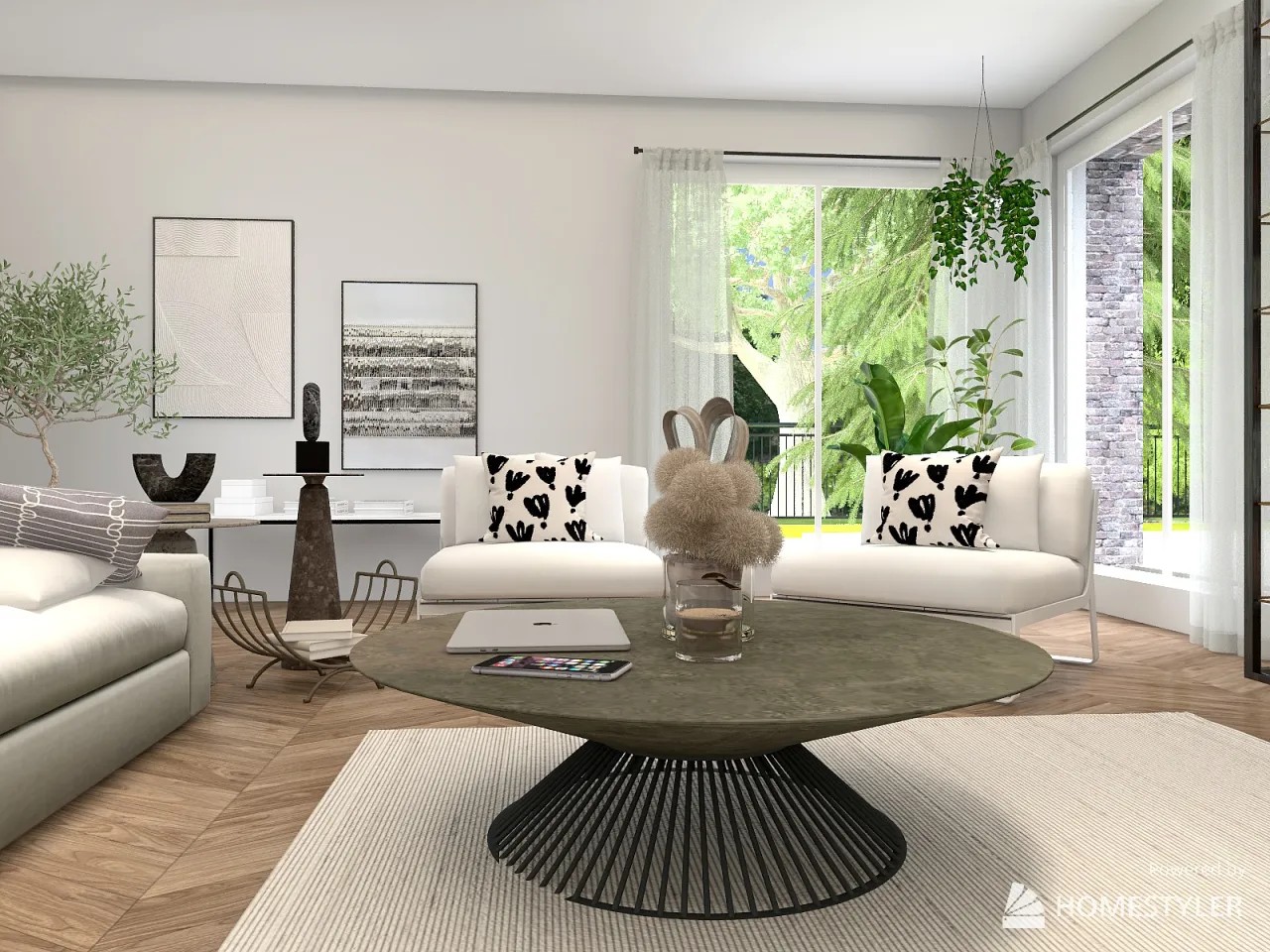 LivingDiningRoom 3d design renderings