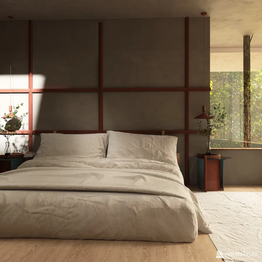 House in Italian Minimalism 3d design renderings