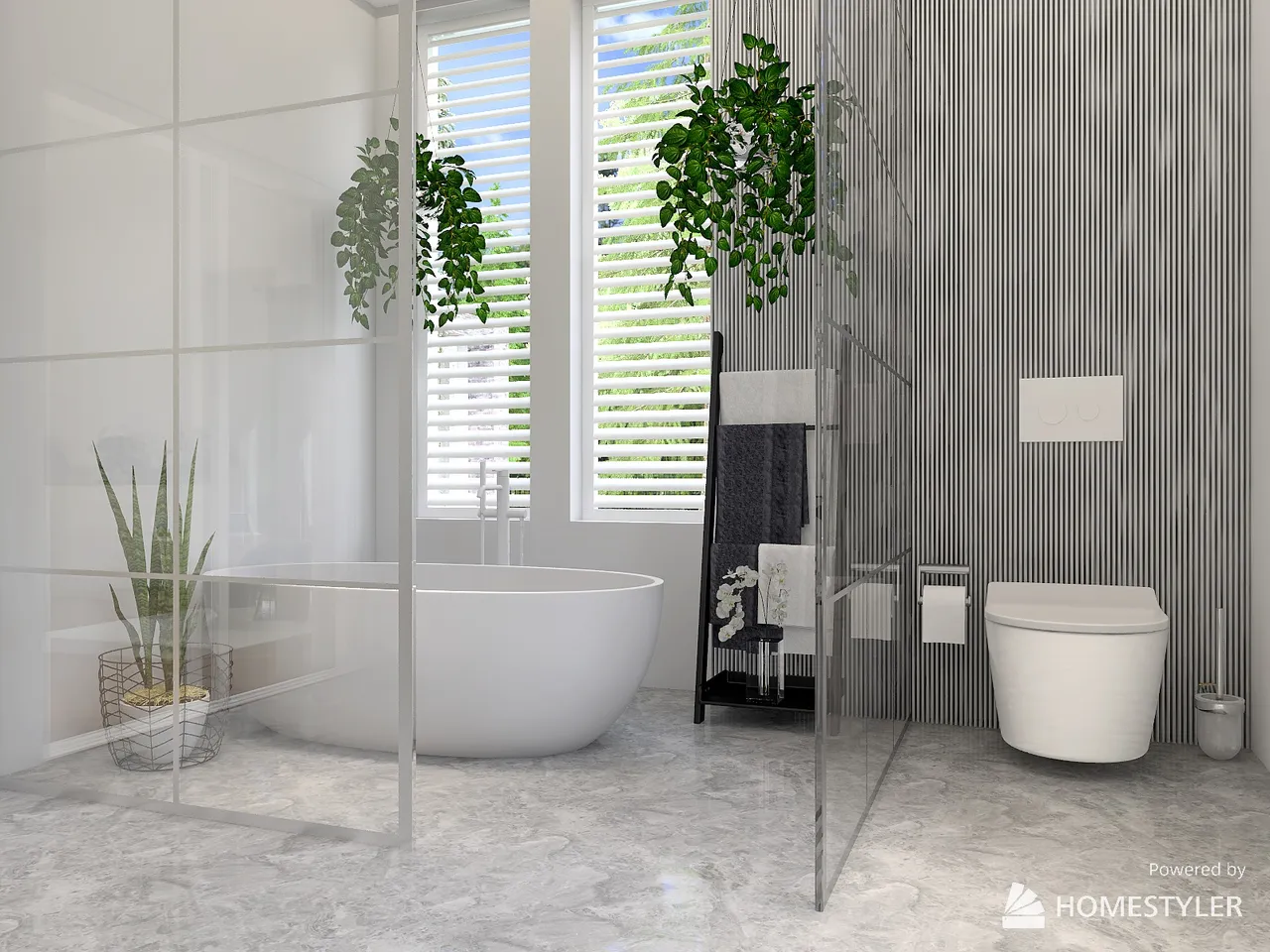 MasterBathroom 3d design renderings