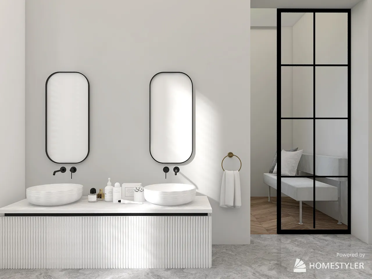 MasterBathroom 3d design renderings